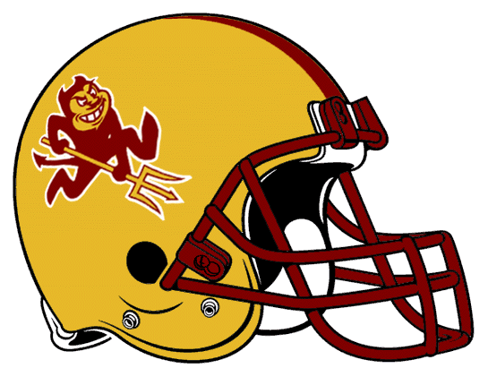 Arizona State Sun Devils 1996-2010 Helmet Logo diy iron on heat transfer